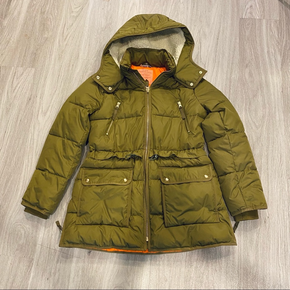 J.Crew Chateau Puffer Parka Jacket